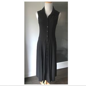 Gigi black shirt dress